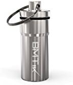 BMTick Discrete Herb Storage Tin Capsule Jar (Genuine Smell-Proof and Water-Proof) (Small)