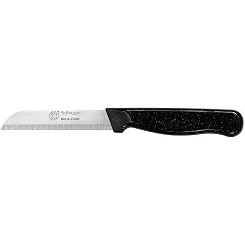 Solingen Knife, Vegetable Knife Set, Fruit Knife, Tomato Knife, Steak Knives, Serrated, Dishwasher Safe, German Stainless Steel, Chef Kitchen Knife Set GGS (Black 1 Knife) Cover