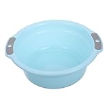 Yardenfun 家用プラスチック洗面盆 盆 厚 バケツ 取っ 付 野 洗 用 利な 需