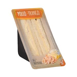Sándwich pollo y queso Hacendado Paquete 185 g Pack 2