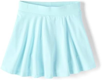 The Children's Place Girls' Pull On Everyday Skorts, Blue Splash, Medium (7/8)