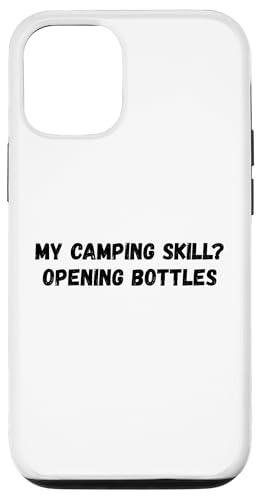 My Camping Skill �I�[�v�j���O �{�g�� �A�E�g�h�A �X�}�z�P�[�X iPhone 12/12 Pro �p
