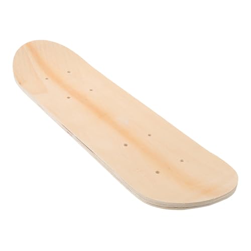 BCOATH Tabla De Skate Lisa De 43 Cm con Tablero De Arce De 7 Capas Pintada A Mano De Doble Cara Sin Terminar