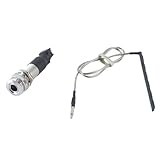 DUZEPA Tail Nail Und Folk Music Pickup Strip, Akustikgitarre Piezo Pickup Unter Dem Sattel Mit 2,5 Mm Stecker Mikrofon