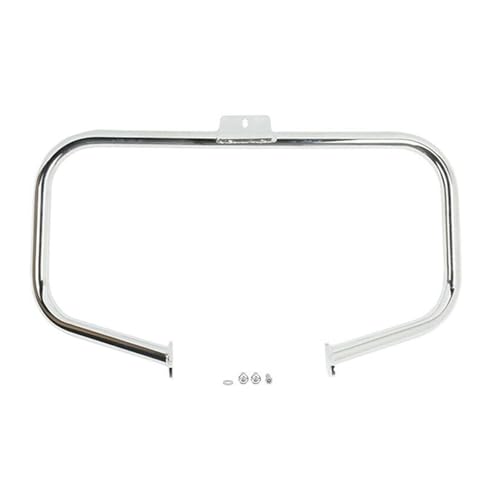 Barre de protection moteur 1 1/4" noire pour moto Softail et Deluxe FLST