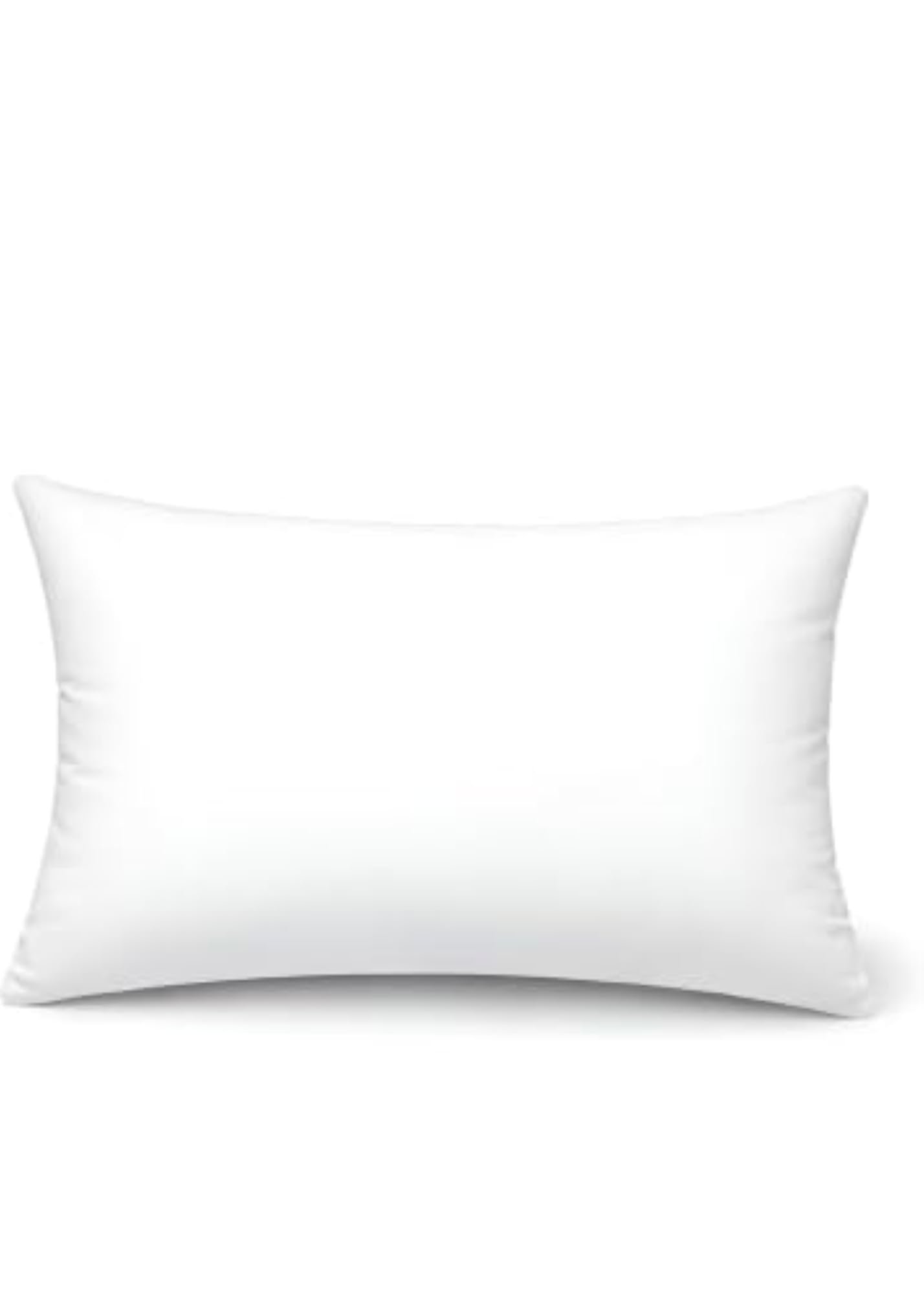 Rectangular White Bed Pillow Insert for Cushion Cover