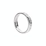 Custom Engraved Ring Band • Unisex Couple's Anniversary or Valentine's Day Gift • Name, Date, Coordinates, Real Handwriting or Fingerprint, Secret Message • Sterling Silver, Gold or Rose Vermeil [R4]