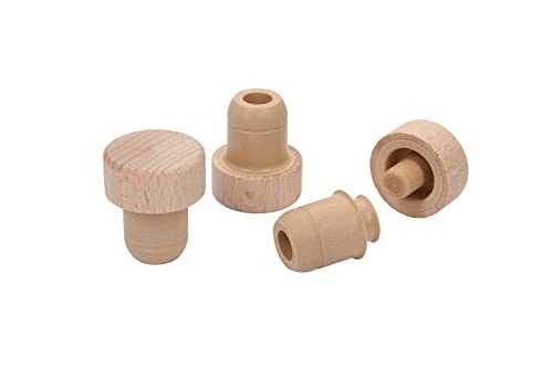 Kaminfix Essig & Öl Spender - Ersatz Ausgießer, handgefertigt und einzigartig im Design Made in Germany authentisch chic und zeitlos (2 x Ausgießer, beige)