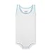 Landofgenie Chaleco Sin Mangas para Hombre Body De Una Pieza Pijama De Algodón Onesie Romper para Adultos Blanco L