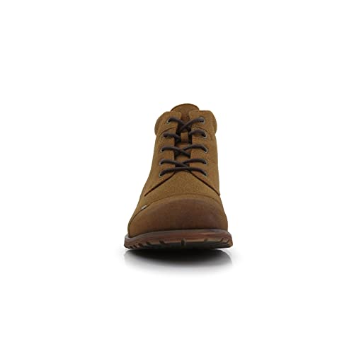 Image of Ferro Aldo Men's Ankle Boots | Lace-Up Cap Toe Chukka Style Dress Boot | Casual Fashion for Work