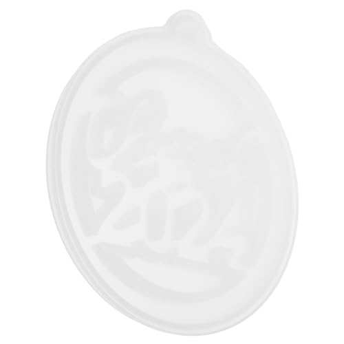 Veemoon Silicona Llaveros DIY de Colgante Graduación Manualidades y Joyería Material de Silicona Transparente Personalizados