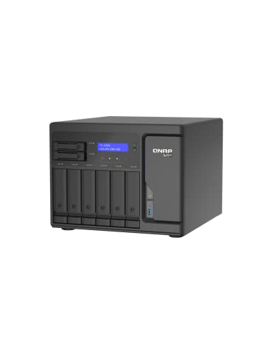Image of QNAP TS-h886 8 Bay Enterprise NAS with Intel Xeon D-1622 CPU and Four 2.5GbE Ports
