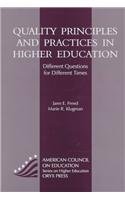 Buy Quality Principles and Practices in Higher Education: Different ...