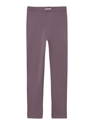 name it Mädchen NKFDAVINA SOLID SWE BRU N NOOS Leggings, Arctic Dusk, 92