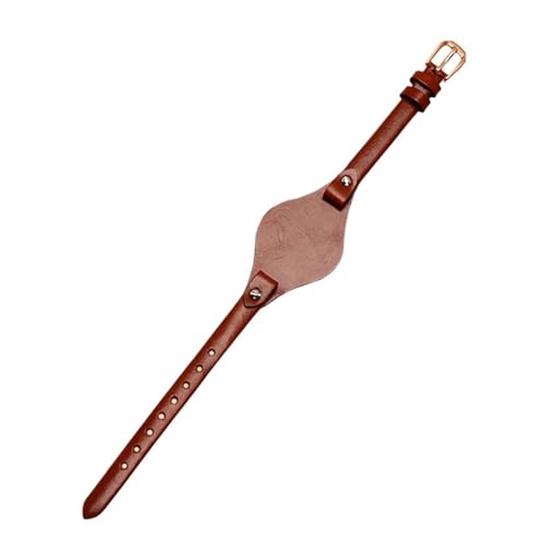 Fossil ES3077 ES2830 ES3262 ES3060 ES4176 ES4119 ES4026 ES4340 �Ή� ���f�B�[�X �E�H�b�`�o���h �X���[���u���X���b�g ���U�[�E�H�b�`�X�g���b�v(Brown-rose gold)