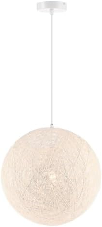 George Kovacs P5570-44B Entwined One Light Pendant, Matte White
