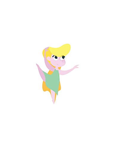 Stickers enfant danseuse féerie autocollant mural repositionnable