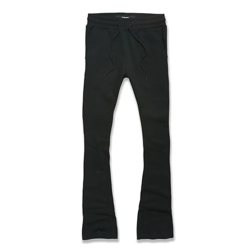 Men's Stacked Sweatpants - Black, Small