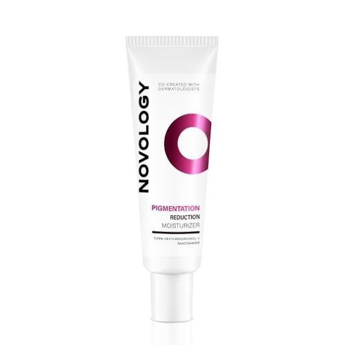 Image of NOVOLOGY Pigmentation Reduction Moisturizer, 50g, for Sun Spots and Dark Spots, with Hexylresorcinol and Niacinamide, Hypoallergenic and Non-Sticky, Clinically Proven, for Men and Women