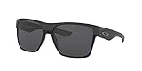 Oakley Men's Two Face Xl Square Sunglasses, Steel with Grey, 59 mm