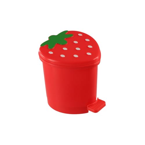 Mini caneca de basura fresa para escritorio