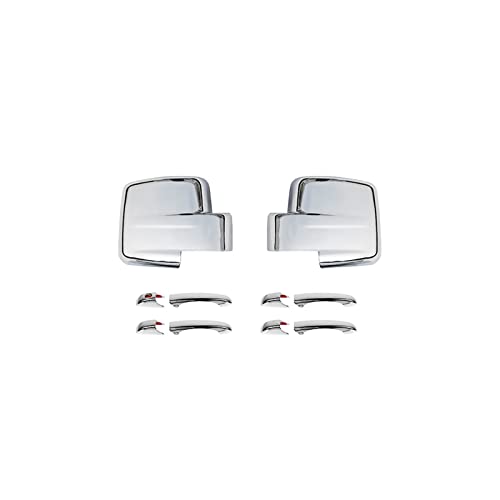 Couverture de rétroviseur haut de gamme pour Patriot finition chrome miroité durable