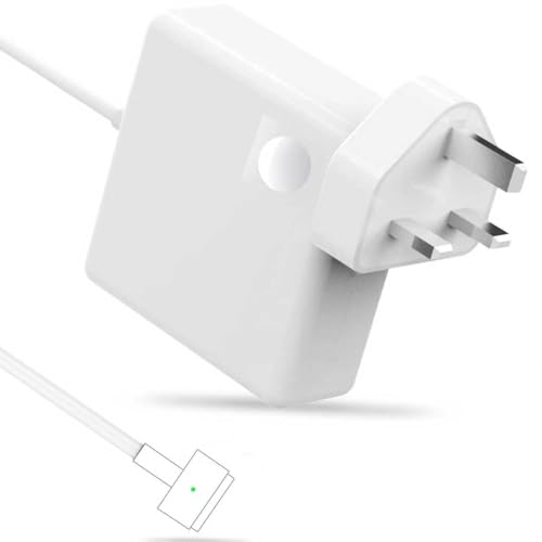 TT&C 60W T-Tip Fast Charger for Mac Book Pro Replacement Laptop Charger Power Adapter Compatible with Mac Book Pro Air/Pro 13-Inch (After 2012) A1425 A1435 A1502 T-Tip Connector UK Plug