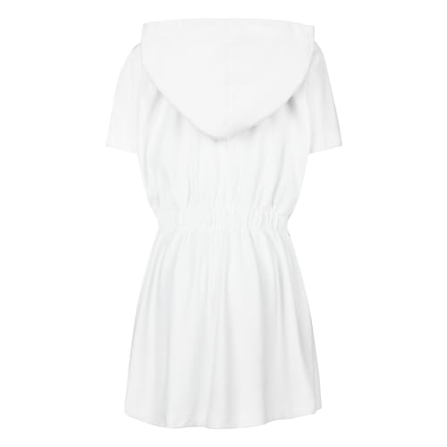 Image of Hurley Girls' French Terry Hooded Coverup Dress