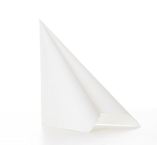 Airlaid Serviettes style tissu, 23Ã‚ couleurs, 40Ã‚ x 40Ã‚ cm, de qualitÃƒ© supÃƒ©rieure, serviettes de mariage, pour un anniversaire, lot de 50 blanc by Alvotex Airlaid Cover