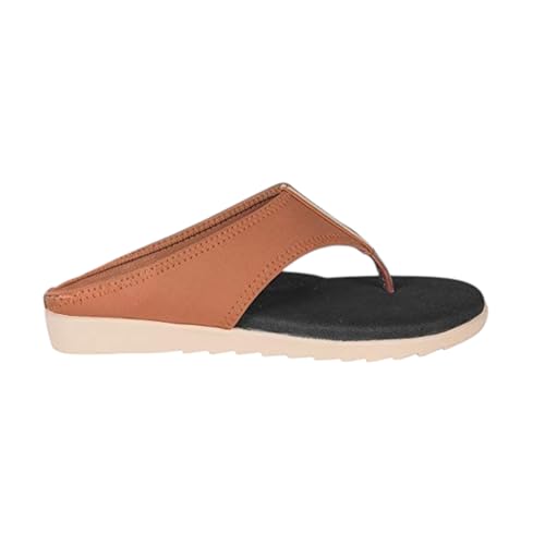 Image of Extra Soft Diabetic & Orthopedic Highcushioned Doctor Slippers|Flip-Flops Lightweight & Breathable Chappals|Comfortable Memory Foam Casual & Stylish for Women'sBB944