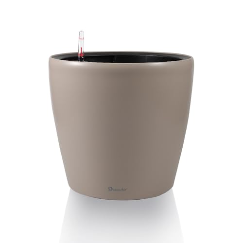 Dexceder 11x10 Self Watering Planter (Taupe Matte)