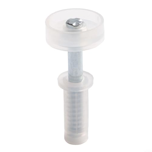 Kit de Herrajes para Clóset y Puertas Plegables con Pivote Superior y Rueda Guía, Adecuado para Puertas de Armario Plegables, Puertas Correderas y Reparación de Puertas de Gabinete (8 Piezas) miniatura 5