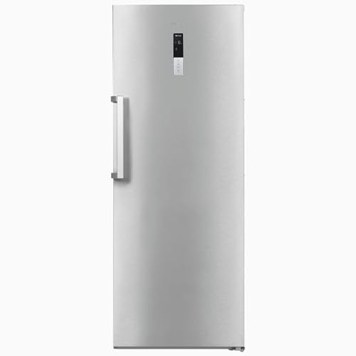 Exquisit® Congelador Vertical 380L, Inoxlook, Clase D, Tecnología No-Frost, Control Digital, Función DUAL, Congelación Rápida, Puerta Reversible, Medidas (185,5 x 71,0 x 71,0 cm) - imagen 2