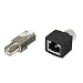 XMultiple Snap-in Coax Male to Female Combo Kit Black XRJAX 7101-BLK by XMultiple
