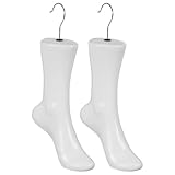 SKISUNO 2 Stück Weibliche Schaufensterpuppe Fußmodelle für Sockenanzeige Dekorativ und Praktisch Realistische Sockendarstellung Platzsparend Hängend Langlebige Materialqualität