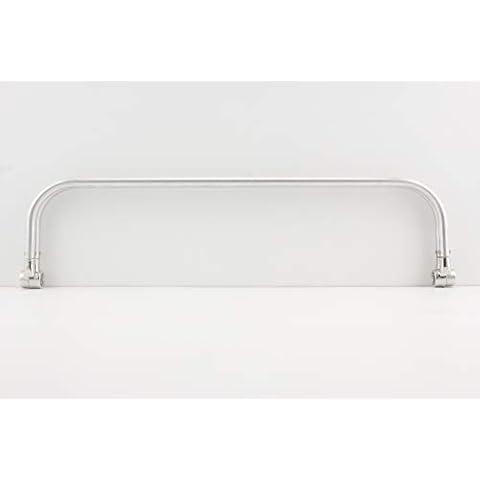 3dancraftit 16 inch Silver aluminous tubular internal hinge doctor Bag frame purse frame for bag making Z15 Cover