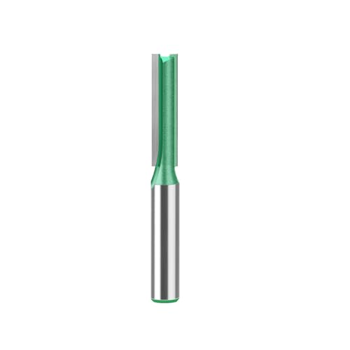 Boxonly Straight Router Bit 8mm Shank,Double Flute Woodworking Milling Cutter Router Bits 6mm Cut Diameter 30mm Cut Length Cutting Trimming Cutter Routing Bits