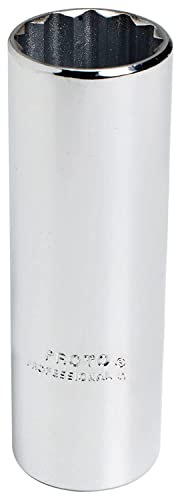 Stanley Proto J5329M 1/2-Inch Drive Deep Socket, 29mm, 12 Point