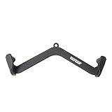 AMAYA SPORT Agarre Medio pronación Pro Nº3, Agarre para Máquina de Cable de Gimnasio, Acero, Agarre de Remo Musculación, Manerales, Accesorio Fitness