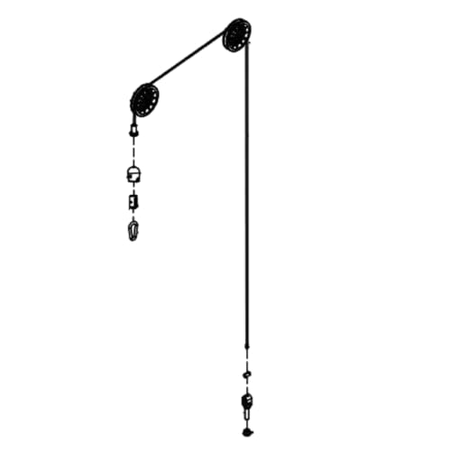 Cable de Estación Lat para Sistema de Fuerza BodySolid SJG, 1870 mm, Repuesto OEM, Número de Pieza 23SJ miniatura 1