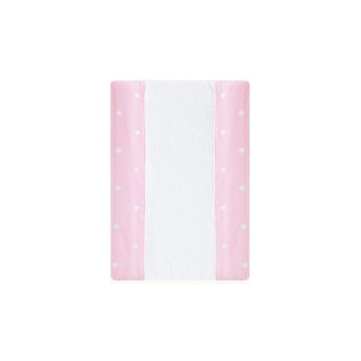 Bimbi Romantic - Cambiador bañera, 50 x 70 cm, color blanco y rosa