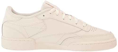 Image of Reebok Women's Club C 85 Vintage Sneaker, Chalk /Porcelain Pink, 8.5