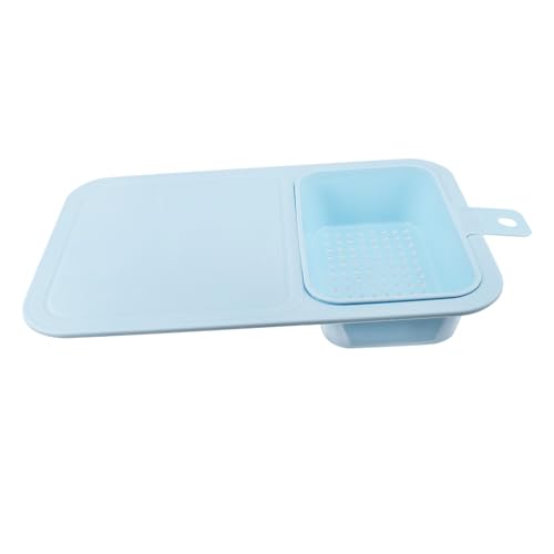 LEDMOMO 多機能?水キッチンカッティングボード 食材調理用耐久プラスチック製 水切り機能付き 果物野菜肉用 収納便利 家用料理サポート