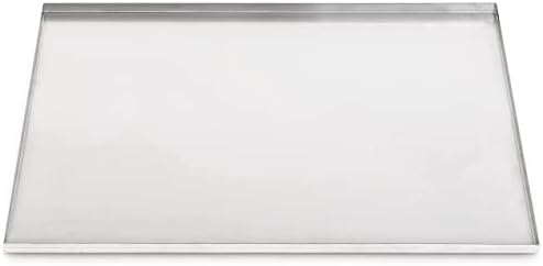 47" x 29.13" Metal Replacement Dog Crate Pan Chew Proof Crack Proof Pet Kennel Tray Central Dog Training Crate Pan Pet Supplies, Galvanized, 1" H