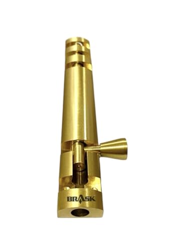 Image of inchBRASK inch Brass Tower Bolt Xylo Heavy - Golden Satin Finish with Screws | Door Latch - Chitkani for Doors & Windows | Xylo Heavy Tower Bolts | Kundi /Chitakni /Latch /Chitkini (6 Inches, 1, Piece)