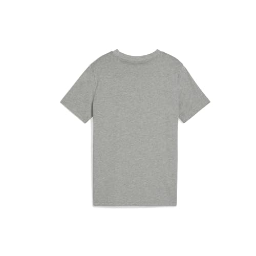PUMA Kids Boys Essentials No. 1 Logo Crew Neck Short Sleeve Casual Tops Casual - Grey2