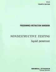 Programmed Instruction Book: Liquid Penetrant Testing (PI-4-2): Amazon ...