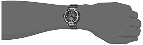 Casio Men's Fishing Gear 10 Year Battery Black Resin Watch WSC-1250H-1AVCF