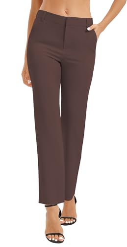 Urban CoCo Women's High Waisted Dress Pants 2024 Fall Stretch Work Slacks for Women Business Casual4