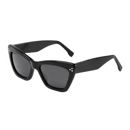Lunettes de soleil polarisées pour femme grand format anti-éblouissement style œil de chat